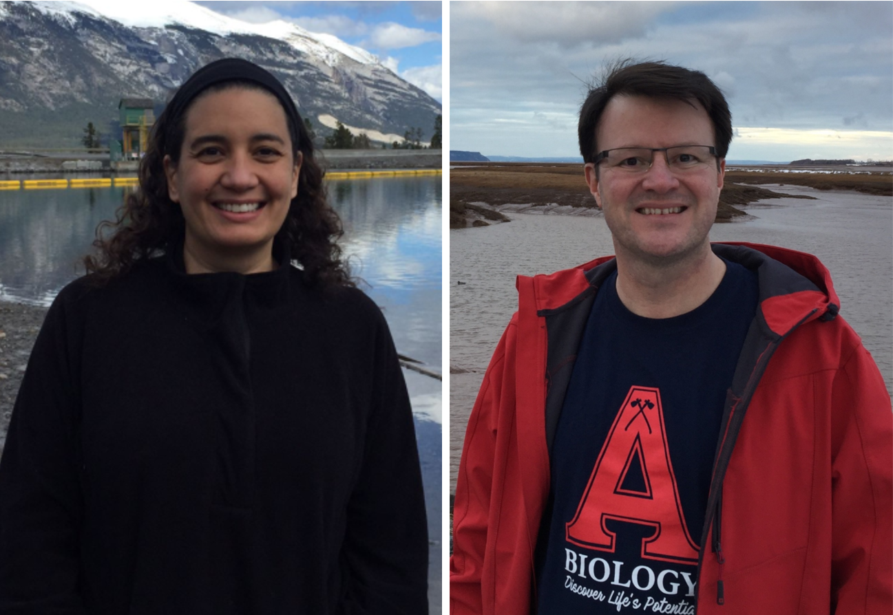 Self-submitted photos, left to right, of our October 2025 SoTL Speakers: Elyana Matos and Juan Carlos López